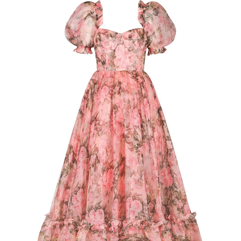 Selkie Queen Bee Silk Gauze Ritz Gown